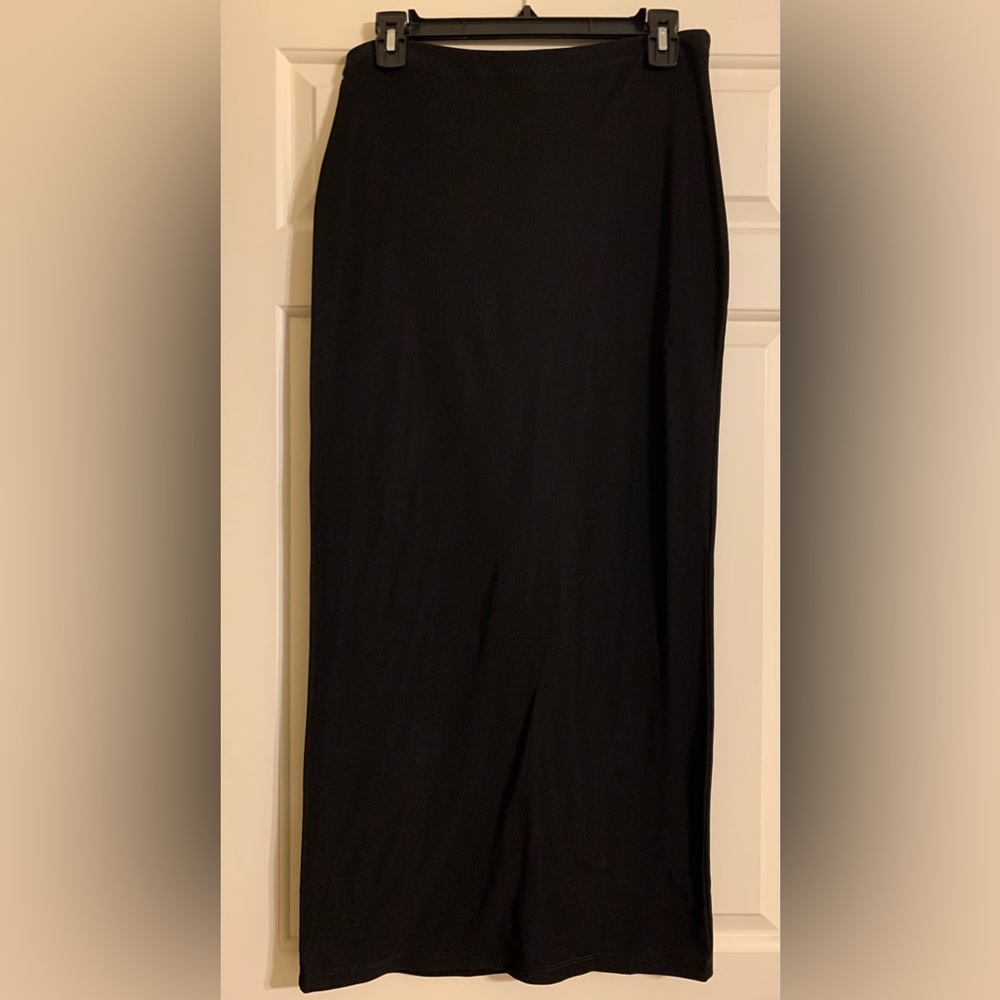 Ladies long black skirt size S